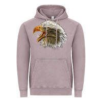 Vintage Zinc Bald Head Eagle Vintage Hoodie - LillyAllenDesigns