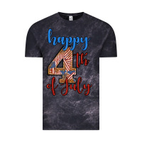 Cloud Black happy 4th of july Vintage Tee - BundleAndBundleShop