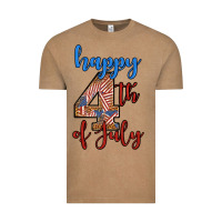 Vintage Coffee happy 4th of july Vintage Tee - BundleAndBundleShop