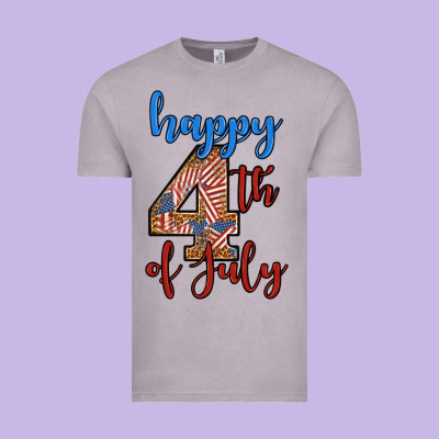 Happy 4th Of July Vintage Tee Designed By Bundleandbundleshop