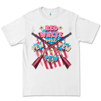 White Red white and pew pew pew Premium Tee - FaDigitalArtStudio