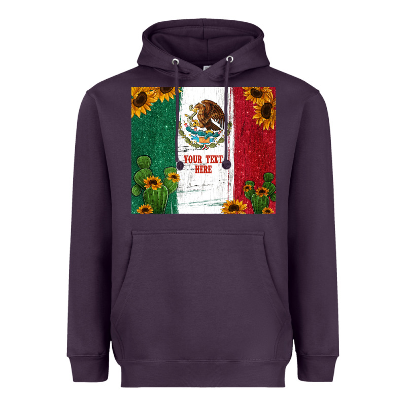 Preview Cactus Sunflower Mexican Flag Heavyweight Hoodie by Jasminsmagicworld | Teevron
