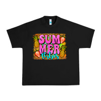 Black summer vibes leopard background Urban Heavy Tee - Jasminsmagicworld