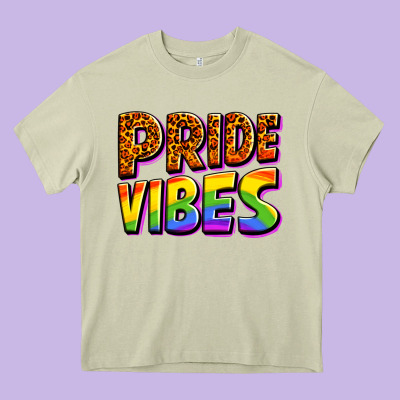 Pride Vibes Heavy Core Tee Designed By Oliviacreatesart