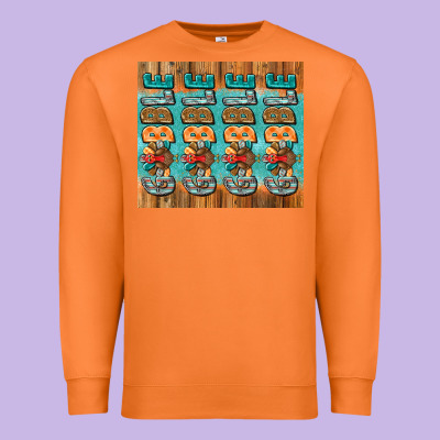 Gobble Gobble Gobble Premium Sweatshirt Designed By Jasminsmagicworld