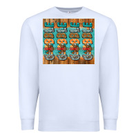 White gobble gobble gobble Premium Sweatshirt - Jasminsmagicworld