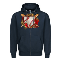 Navy baseball home plate Zipper Hoodie - Jasminsmagicworld