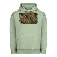 Pigment Oil Green Camouflage Glitter Background Urban Hoodie - Jasminsmagicworld