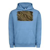 Pigment Pebble Blue Camouflage Glitter Background Urban Hoodie - Jasminsmagicworld