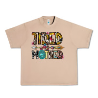 Burro Tired As a Mother Urban Heavy Tee - CowhideDigitalArt