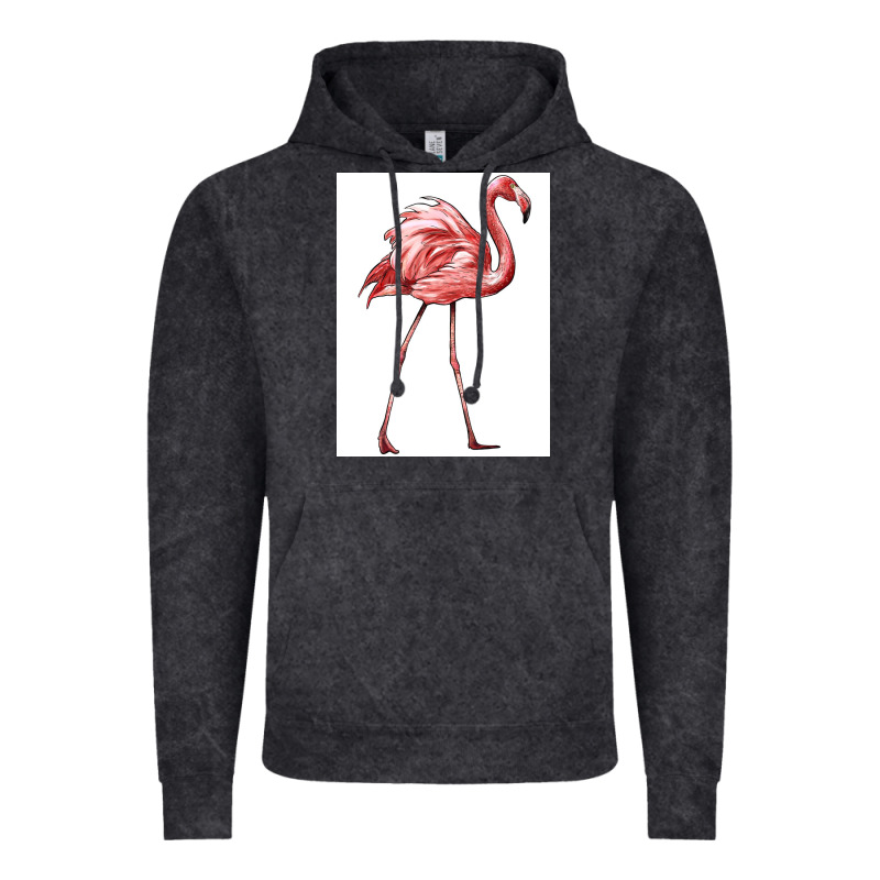 Pink Flamingo Vintage Hoodie by LillyAllenDesigns | Teevron