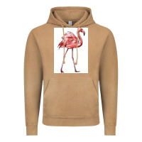Vintage Camel Pink Flamingo Vintage Hoodie - LillyAllenDesigns