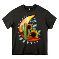 Asphalt turquoise desert moon Heavy Core Tee - Jasminsmagicworld