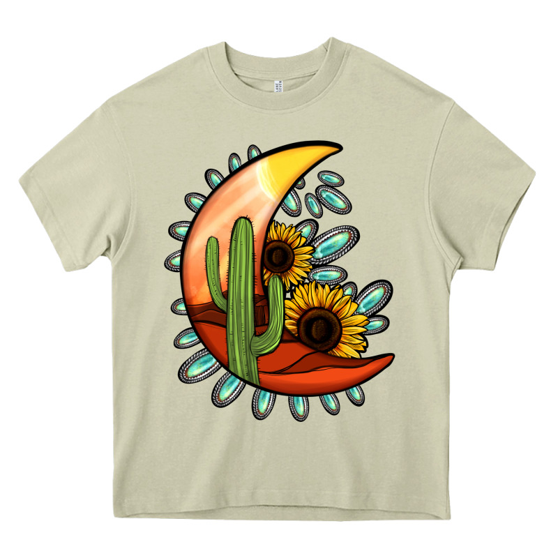 Turquoise Desert Moon Heavy Core Tee by Jasminsmagicworld | Teevron