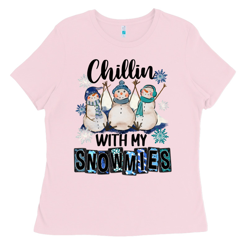 Chillin With My Snowmies Ladies Tee by FaDigitalArtStudio | Teevron