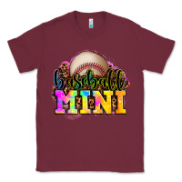 Burgundy baseball mini Classic Tee - OliviaCreatesArt