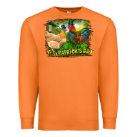 Carrot It's St. Patrick's Day Rooster And Chicken Premium Sweatshirt - RanaPortraitStore