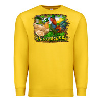 Lemon It's St. Patrick's Day Rooster And Chicken Premium Sweatshirt - RanaPortraitStore