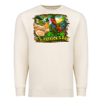 Sandshell It's St. Patrick's Day Rooster And Chicken Premium Sweatshirt - RanaPortraitStore