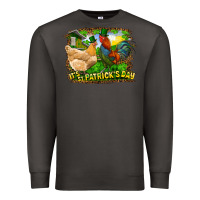 Smoke It's St. Patrick's Day Rooster And Chicken Premium Sweatshirt - RanaPortraitStore