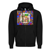 Black Dia de los muertos Zipper Hoodie - RanaPortraitStore