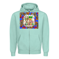 Seafoam Dia de los muertos Zipper Hoodie - RanaPortraitStore