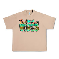Burro Tired Mom Vibes Urban Heavy Tee - CowhideDigitalArt
