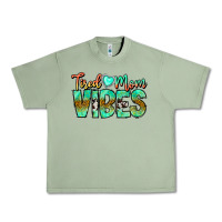 Tired Mom Vibes Urban Heavy Tee | Teevron