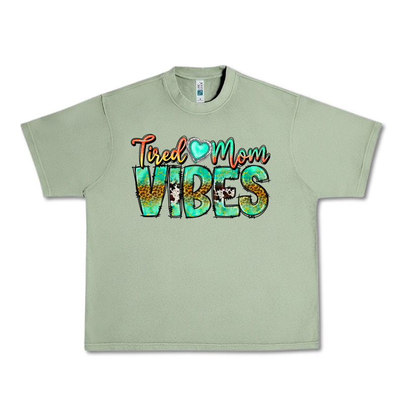 Tired Mom Vibes Urban Heavy Tee by CowhideDigitalArt | Teevron