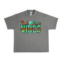 Tornado Tired Mom Vibes Urban Heavy Tee - CowhideDigitalArt