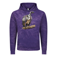 Cloud Purple Vulture Bird Vintage Hoodie - LillyAllenDesigns
