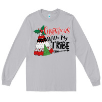 Moon Dust Christmas with my tribe boho Long Sleeve Tee - CowhideDigitalArt