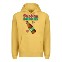 Antique Gold Drinking Buddies Premium Hoodie - Jasminsmagicworld
