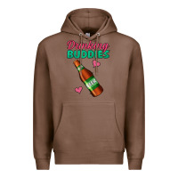 Chestnut Drinking Buddies Premium Hoodie - Jasminsmagicworld