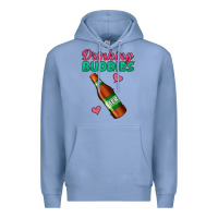 Colony Blue Drinking Buddies Premium Hoodie - Jasminsmagicworld