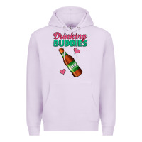 Lilac Drinking Buddies Premium Hoodie - Jasminsmagicworld