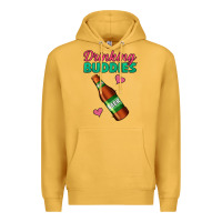 Mustard Drinking Buddies Premium Hoodie - Jasminsmagicworld