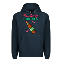 Navy Drinking Buddies Premium Hoodie - Jasminsmagicworld