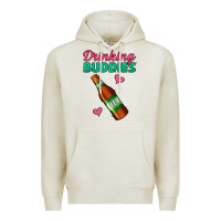 Oatmeal Heather Drinking Buddies Premium Hoodie - Jasminsmagicworld