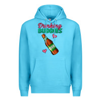 Ocean Blue Drinking Buddies Premium Hoodie - Jasminsmagicworld
