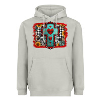 Moon Dust Christmas cross with background Heavyweight Hoodie - Jasminsmagicworld