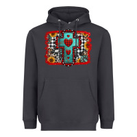 Smoke Christmas cross with background Heavyweight Hoodie - Jasminsmagicworld