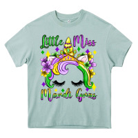 Arona little miss mardi gras unicorn  olivia Heavy Core Tee - OliviaCreatesArt