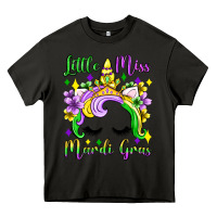 Asphalt little miss mardi gras unicorn  olivia Heavy Core Tee - OliviaCreatesArt