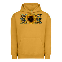 Pigment Peanut Butter Sunflower Leopard Mom Urban Hoodie - Jasminsmagicworld