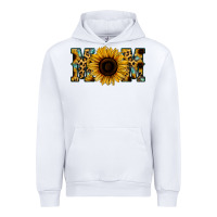 White Sunflower Leopard Mom Urban Hoodie - Jasminsmagicworld