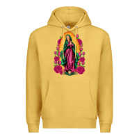 Antique Gold our lady of guadalupe Premium Hoodie - Artiststas