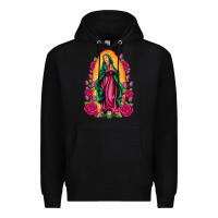 Black our lady of guadalupe Premium Hoodie - Artiststas