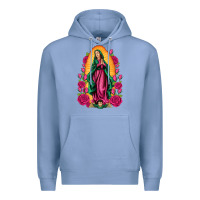 Colony Blue our lady of guadalupe Premium Hoodie - Artiststas
