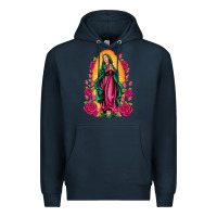 Navy our lady of guadalupe Premium Hoodie - Artiststas